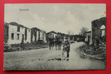 Postcard PC 1915 Epinonville WWI France